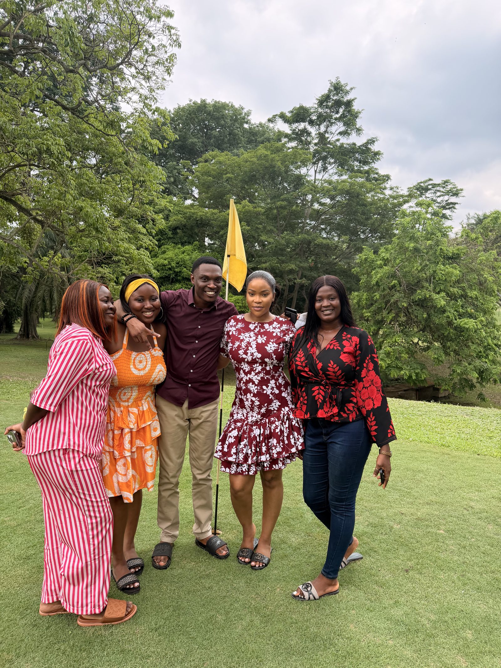 Univasa team outing on the golf course